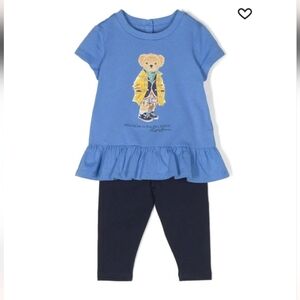 Polo Ralph Lauren Bear 2 Piece Set